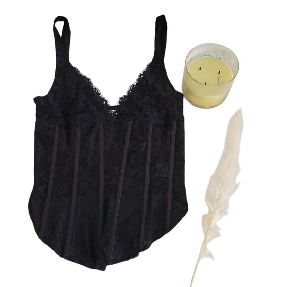 Meshki Women’s Black Sexy Corset Whimsy Gothic Regency Wired XS - Picture 1 of 11